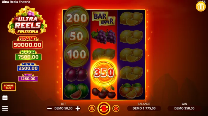 Ultra Reels Fruteria - монети Coin Collect со номинална вредност
